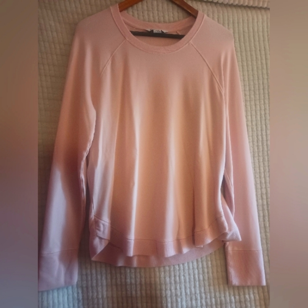 Athleta Blush Pink Crewneck Top